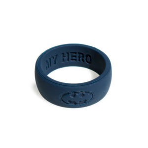 Dark Blue Custom Men's Silicone Ring Aroband